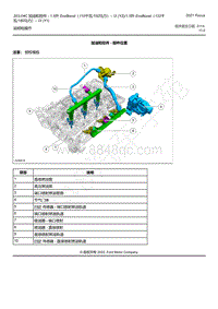 2021年福特福克斯Focus-303-04C 加油和控件 - 1.5升 EcoBoost（110千瓦150马力）– I3 YZ 1.5升 EcoBoost（132千瓦180马力）– I3 Y1 