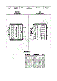 2022年福特全新锐界Edge插件图-C268 线束内部 