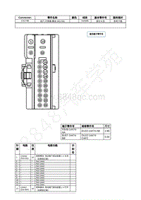 2022年福特全新锐界Edge插件图-C4174B 后门 行李箱 模块 RGTM 