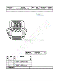 2021年福特全新锐界Edge接插件-C4420 后部主动 停车辅助 传感器 （左侧） 