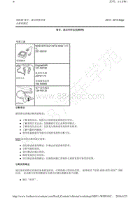 2015-2016年长安福特锐界-100-04 噪音 震动和粗劣度 噪音 振动和舒适度 NVH 