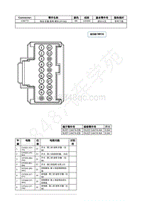 2022年福特全新锐界Edge插件图-C3677C 电动 折叠 座椅 模块 PFSM 