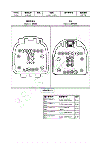 2023年福特锐界L Edge插件图-C600A 线束内部 