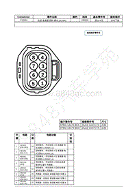 2021年福特全新锐界Edge接插件-C3396A 后部 差速器 控制 模块 DCMR 