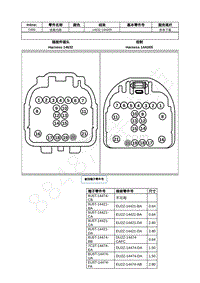 2023年福特锐界L Edge插件图-C800 线束内部 