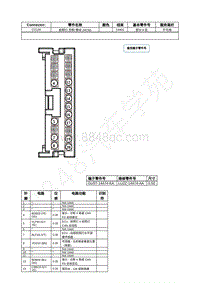 2023年福特锐界L Edge插件图-C2129 前照灯 控制 模块 HCM 