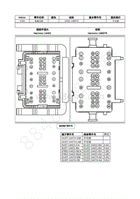 2023年福特锐界L Edge插件图-C320 线束内部 