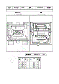 2023年福特锐界L Edge插件图-C291 线束内部 