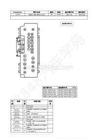 2021年福特全新锐界Edge接插件-C2129 前照灯 控制 模块 HCM 