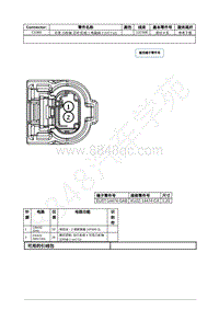 2022年福特全新锐界Edge插件图-C1369 可变 凸轮轴 正时 缸组 1 电磁阀 2 VCT12 