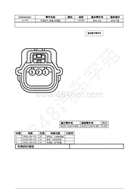 2022年福特全新锐界Edge插件图-C1744 环境空气 质量 传感器 