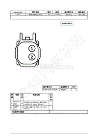 2021年福特全新锐界Edge接插件-C1514 爆震 传感器 2 KS2 