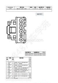 2021年福特全新锐界Edge接插件-C2092 温度 风门 执行器 （右侧） 