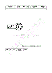 2021年福特全新锐界Edge接插件-C217B 喇叭 开关 