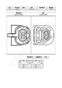 2023年福特锐界L Edge插件图-C275 线束内部 