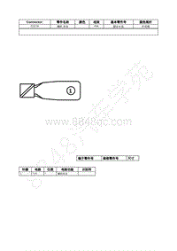 2021年福特全新锐界Edge接插件-C217A 喇叭 开关 