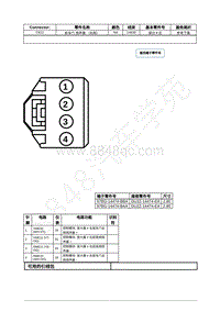 2021年福特全新锐界Edge接插件-C612 前车门 扬声器 （右侧） 