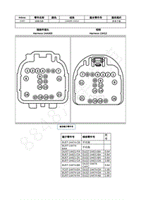 2023年福特锐界L Edge插件图-C407 线束内部 