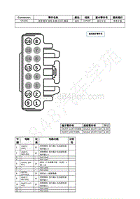 2021年福特全新锐界Edge接插件-C4326C 音频 数字 信号 处理 DSP 模块 