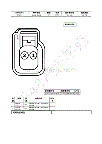 2021年福特全新锐界Edge接插件-C2356 仪表板 扬声器 