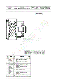 2022年福特全新锐界Edge插件图-C3669 后加热 通风 与空调 RHVAC 控制 模块 