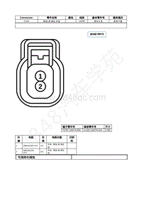 2023年福特锐界L Edge插件图-C124 制动 液 液位 开关 