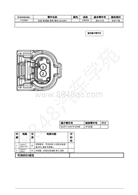 2022年福特全新锐界Edge插件图-C3396B 后部 差速器 控制 模块 DCMR 