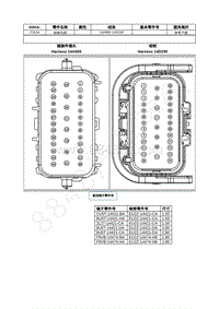 2021年福特全新锐界Edge接插件-C3134 线束内部 