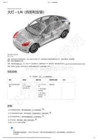 2021-2023年Model Y-大灯 - LH（拆卸和安装）