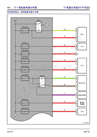 2022年风行T5马赫版电路图-13 电源分布图 SX7H车型 