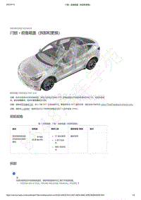 2021-2023年Model Y-闩锁 - 前备箱盖（拆卸和更换）