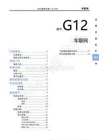 2020-2021年风行T5 EVO-G12 车联网