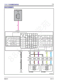 2020年风行景逸S50电路图-13.8.10 后视镜控制系统 