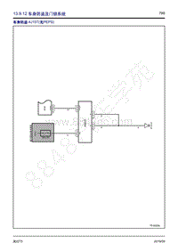 2019年新风行T5国六电路图-13.9.12 车身防盗及门锁系统 
