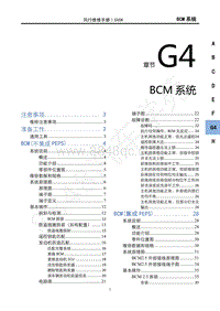 2021款新风行T5车型维修手册-G4BCM系统