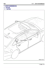 2019年传祺GA6维修手册-1.5 后排中央控制面板系统