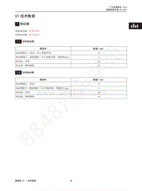 2016年传祺GA8维修手册-01 技术数据