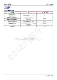 2020年传祺GS3 POWER维修手册-1.3 后悬架