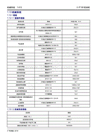 2020年传祺GM8维修手册--1.13 机械系统