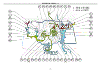 2005-2017丰田海狮电路图-发动机室零件位置 5LL-P