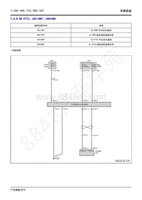 2020年传祺GS4 PHEV维修手册-7.4.5.30 DTC U011487 U041481