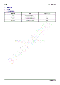 2018年传祺GS5维修手册-1.1 中控门锁