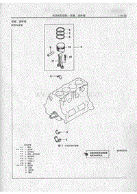 2014年长丰猎豹Q6维修手册-4.车上检修-11 活塞和连杆组