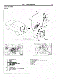 2014年长丰猎豹Q6维修手册-后窗刮水器和洗涤器