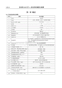 2016年长丰猎豹CS5维修手册-4A15T-01 概述