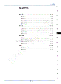 2016年长丰猎豹CT7维修手册-09-传动系统