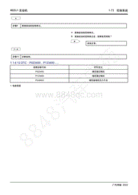 2022年广汽传祺新一代M8-4B20J1发动机-1.1.6.12 DTC P023400 P123400.....