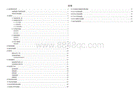2022年广汽传祺M8电路图-电路图手册增页 目录
