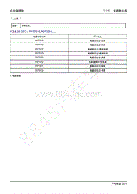 2021年影豹维修手册-7WF25A自动变速器-DTC P077019 P077018.....