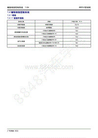 2022年新一代M8双擎维修手册-4B20J2发动机-1.4 辅助排放控制系统